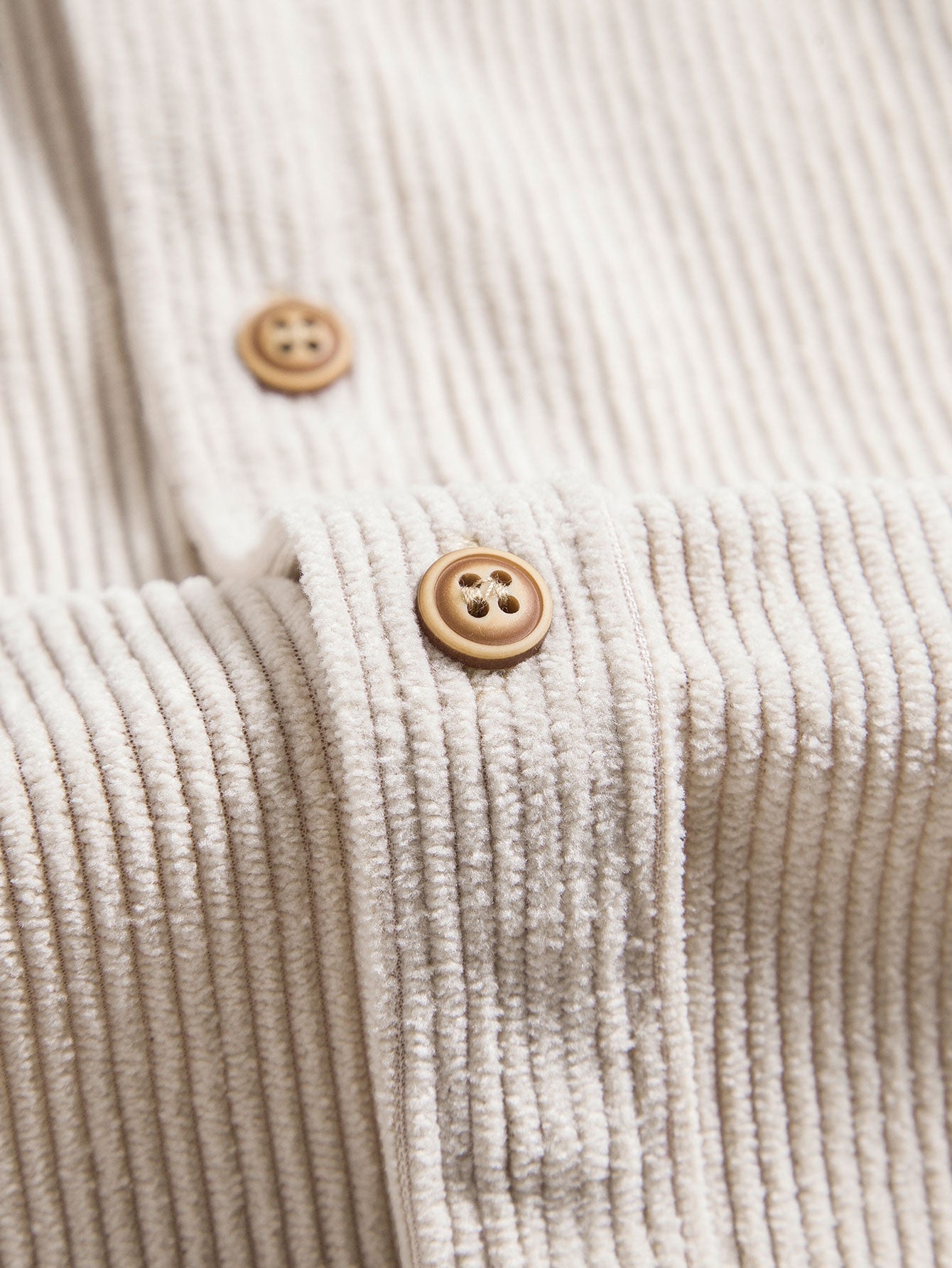 Derada | Corduroy Casual Button - Up Shirt - Derada Fashion