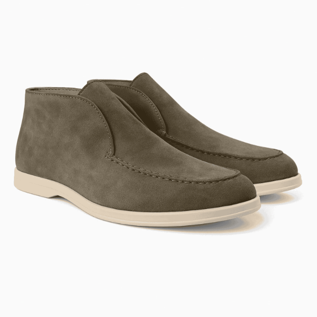 Derada | Hoge Suede Loafers - Derada Fashion