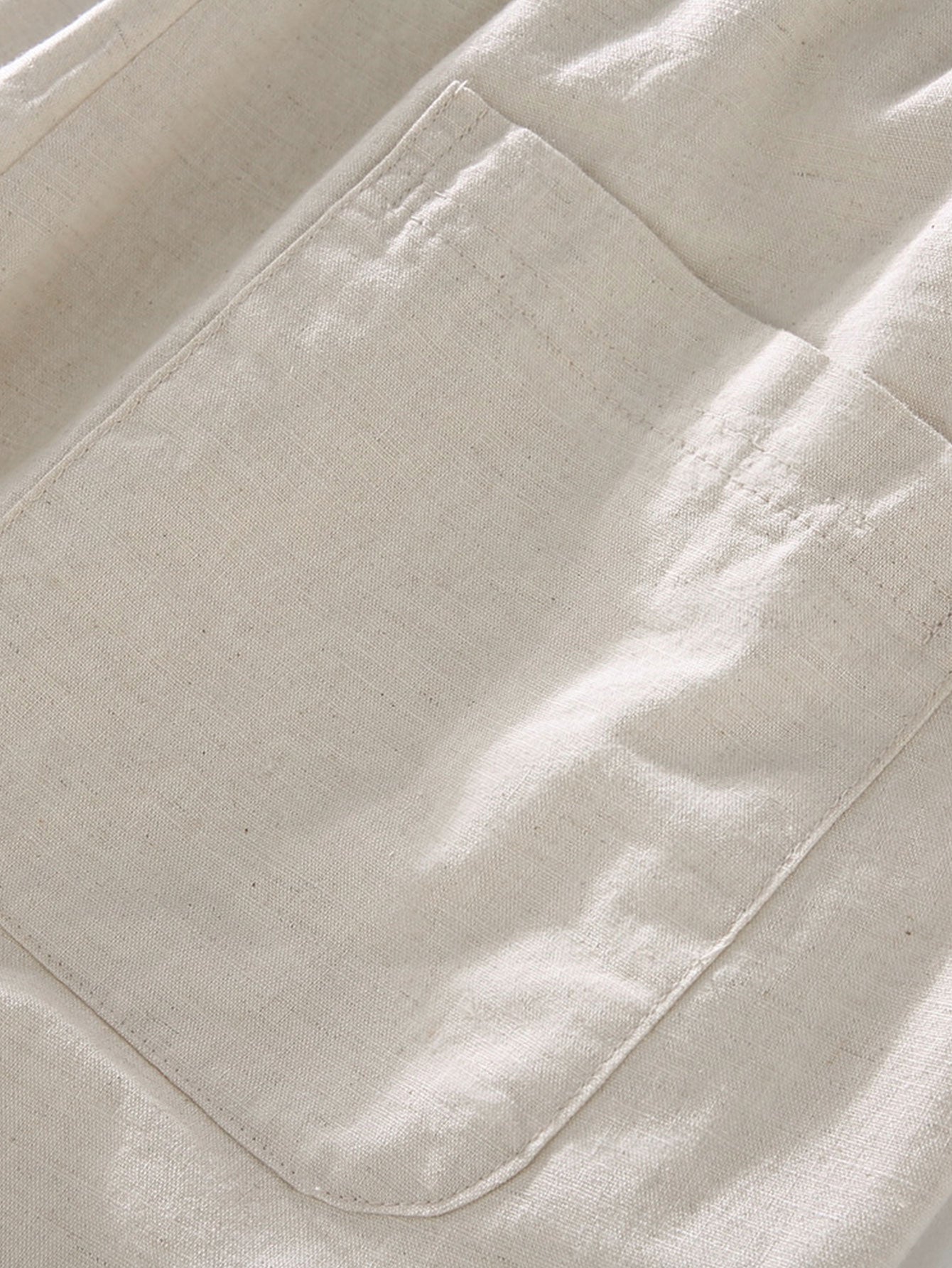 Derada | Linnen Katoen Trekkoordshort - Derada Fashion