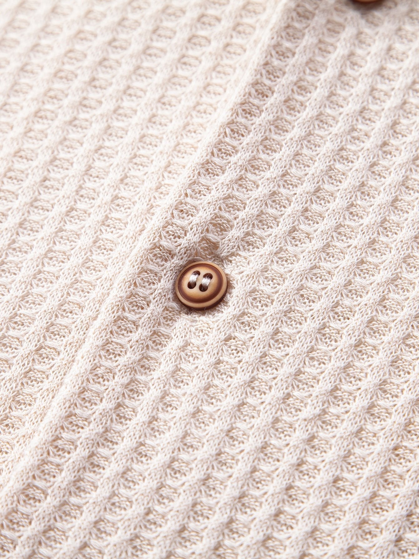 Derada | Wafeltextuur Cubaans Shirt - Derada Fashion