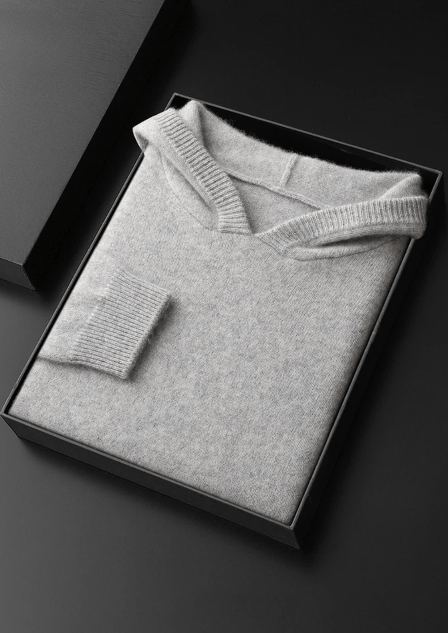 PREMIUM CASHMERE LEISURE HOODIE - Derada