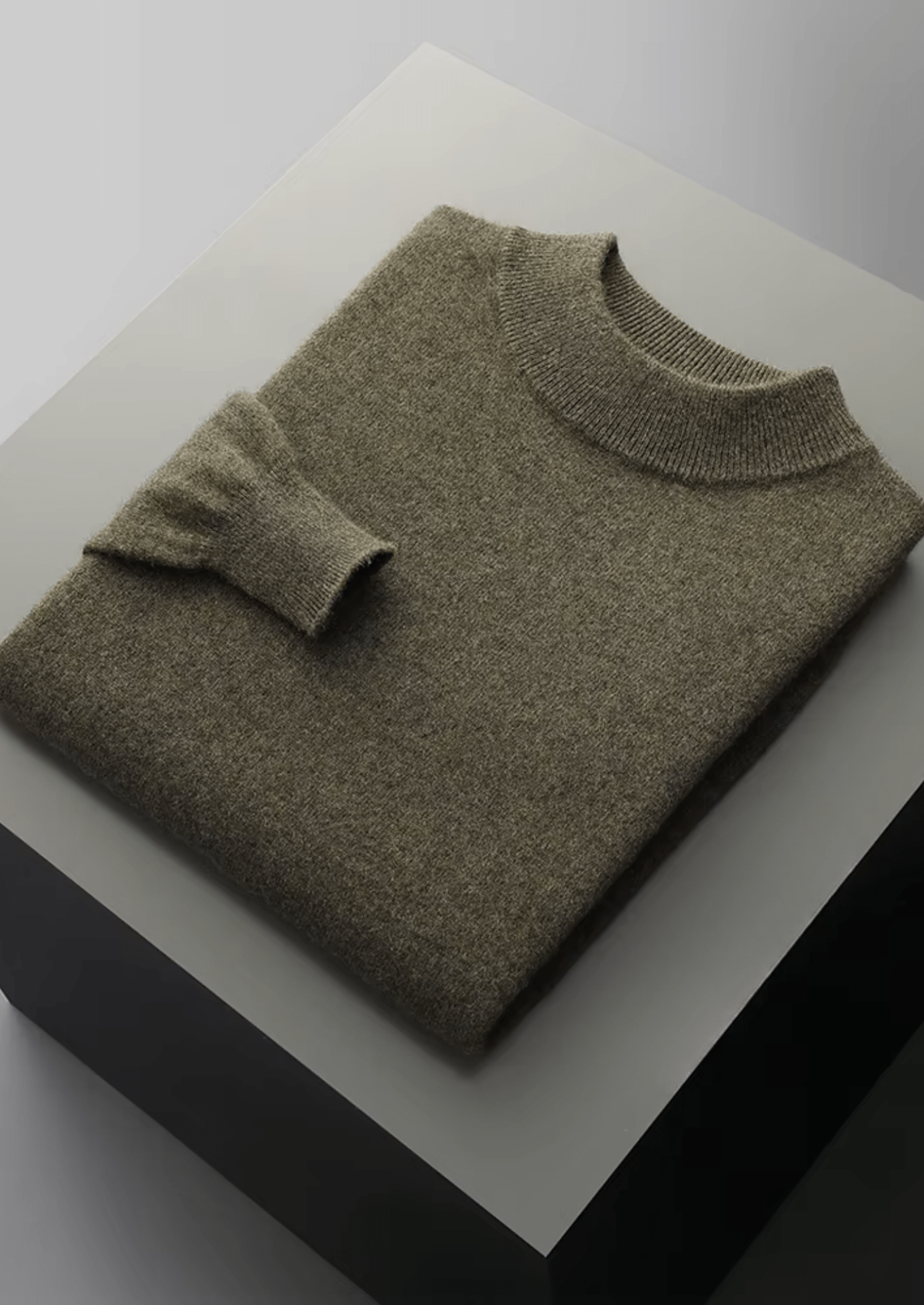 PURE EXTRA - FINE MERINO WOOL CLASSIC MOCKNECK - Derada