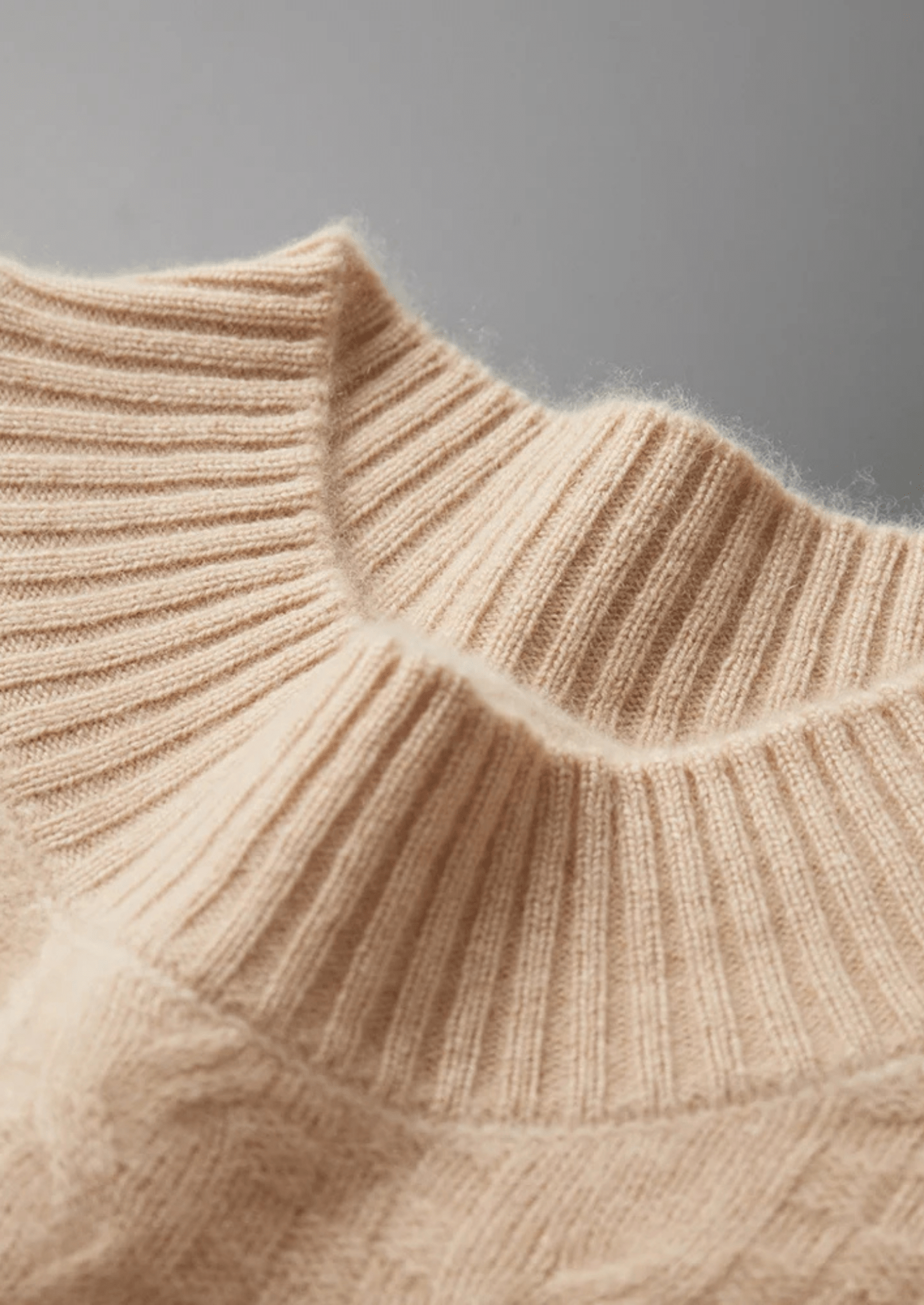 PURE EXTRA - FINE MERINO WOOL JACQUARD MOCKNECK - Derada