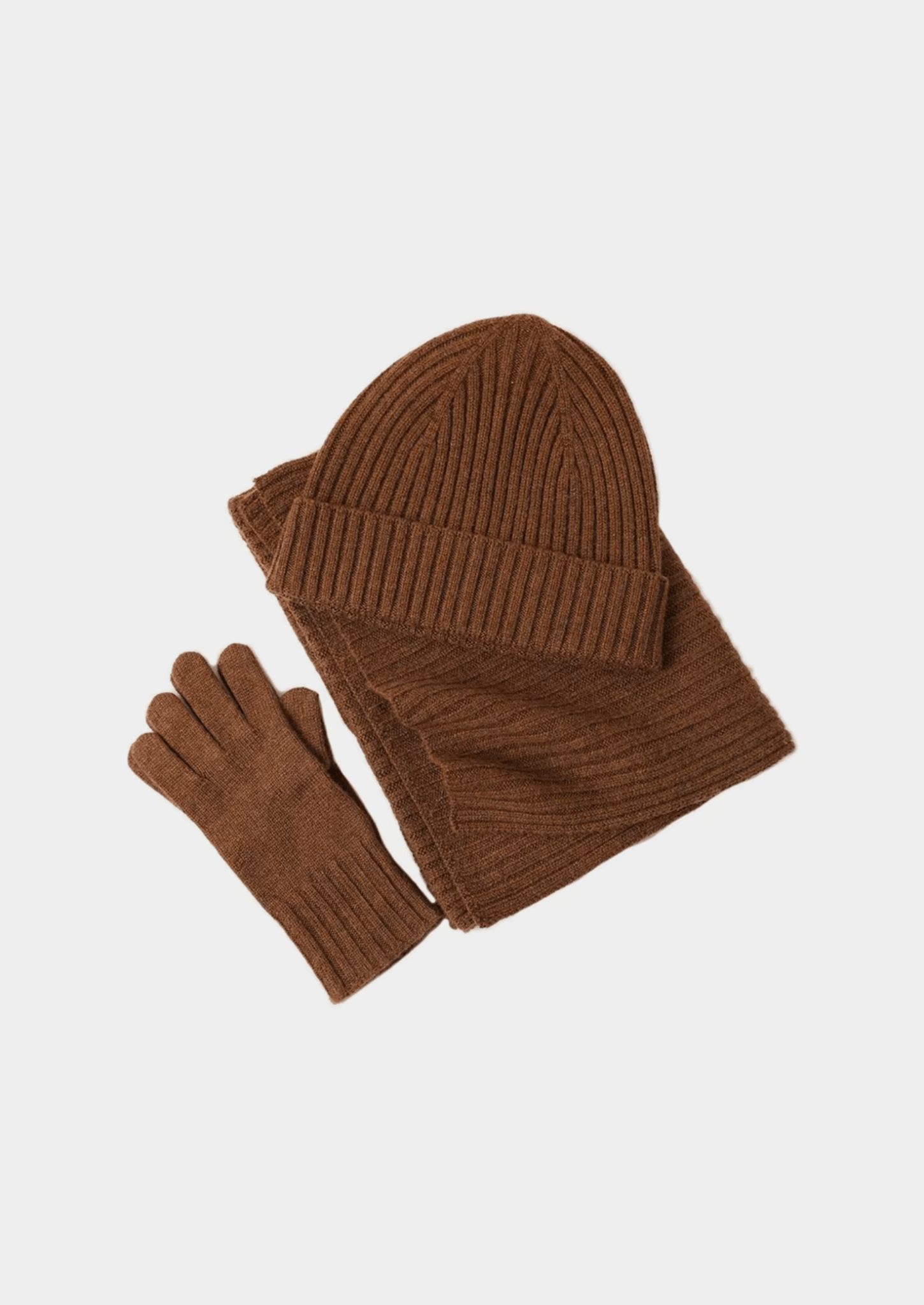 PURE EXTRA - FINE MERINO WOOL WINTERTIME ESSENTIALS - COFFEE - Derada