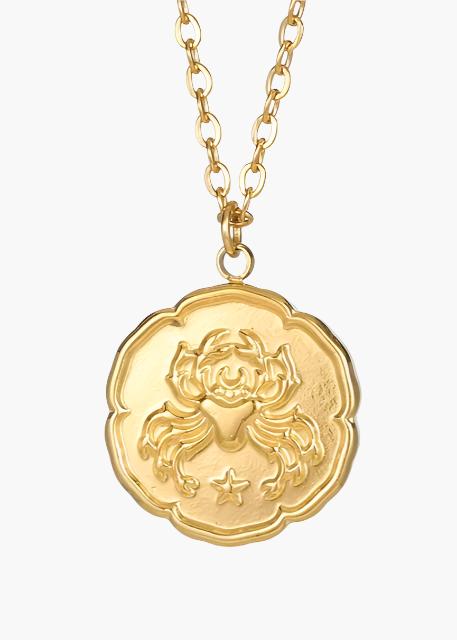 Zodiac Sign Necklace - Gold - Derada