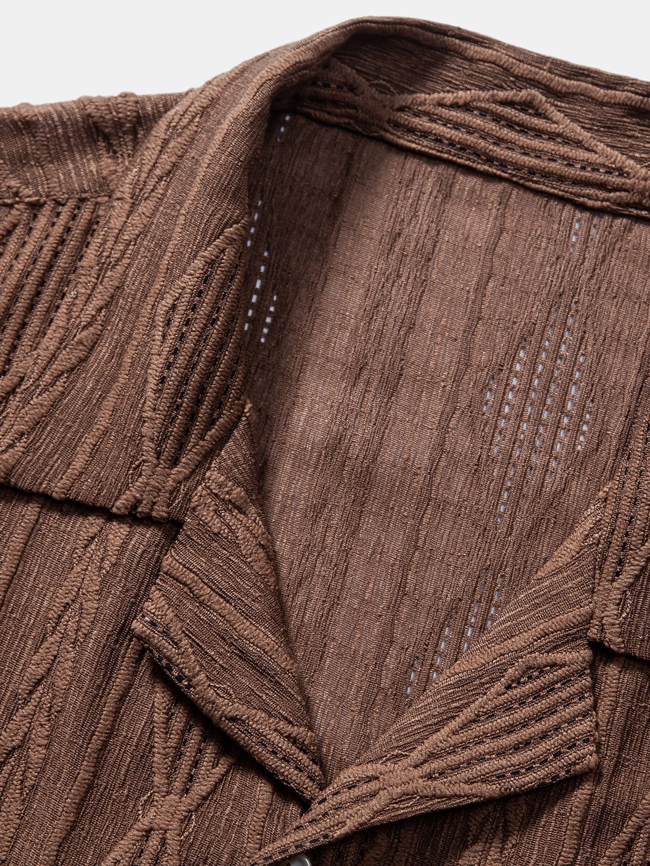 Derada | Jacquard Cubaans Patroon Shirt - Derada Fashion