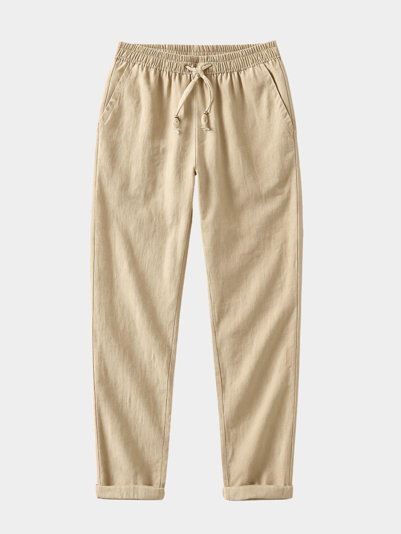 Derada | Linnen Blend Cropped Broek - Derada