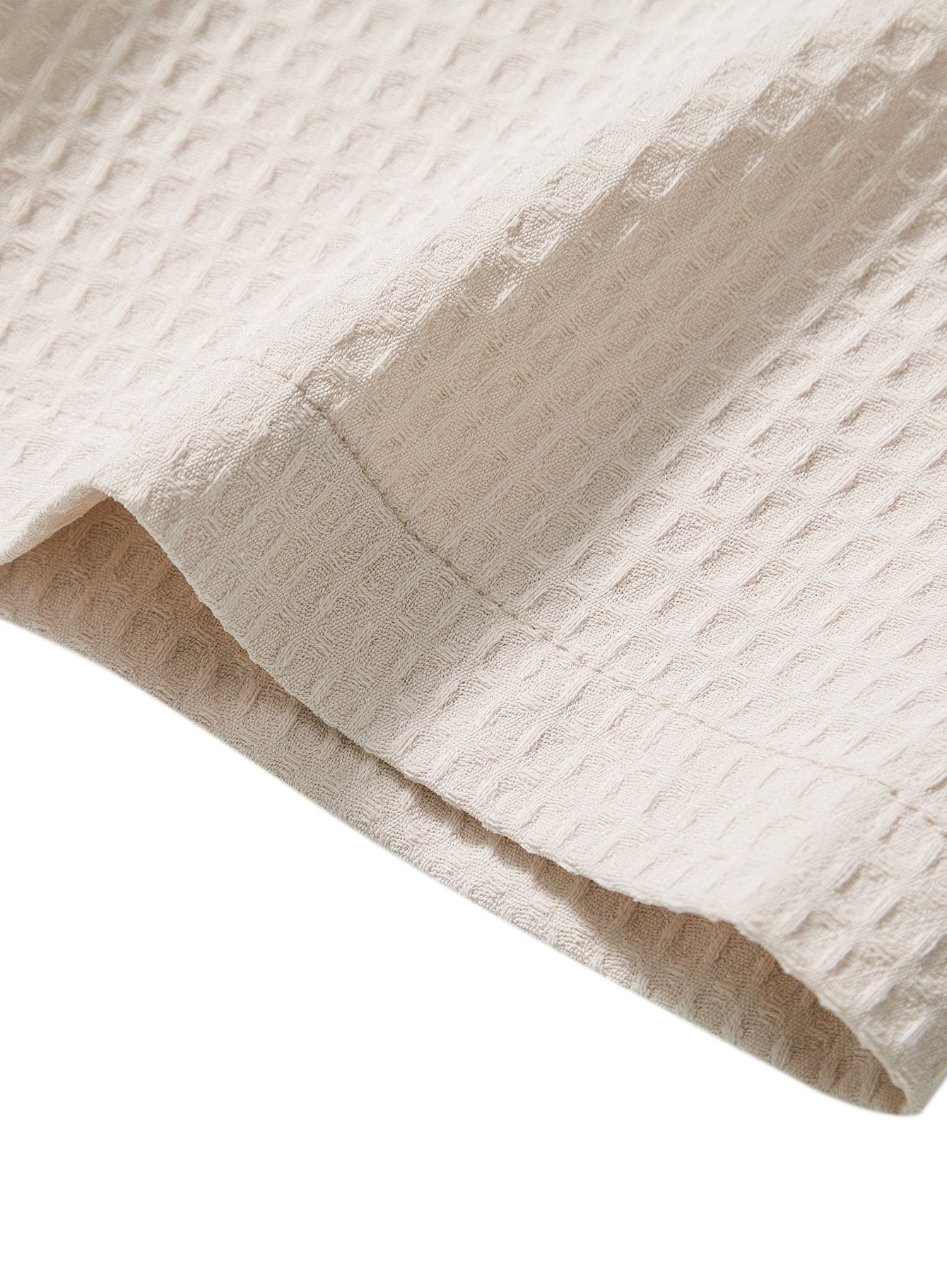 Derada | Wafelstructuur Drawstring Shorts - Derada Fashion