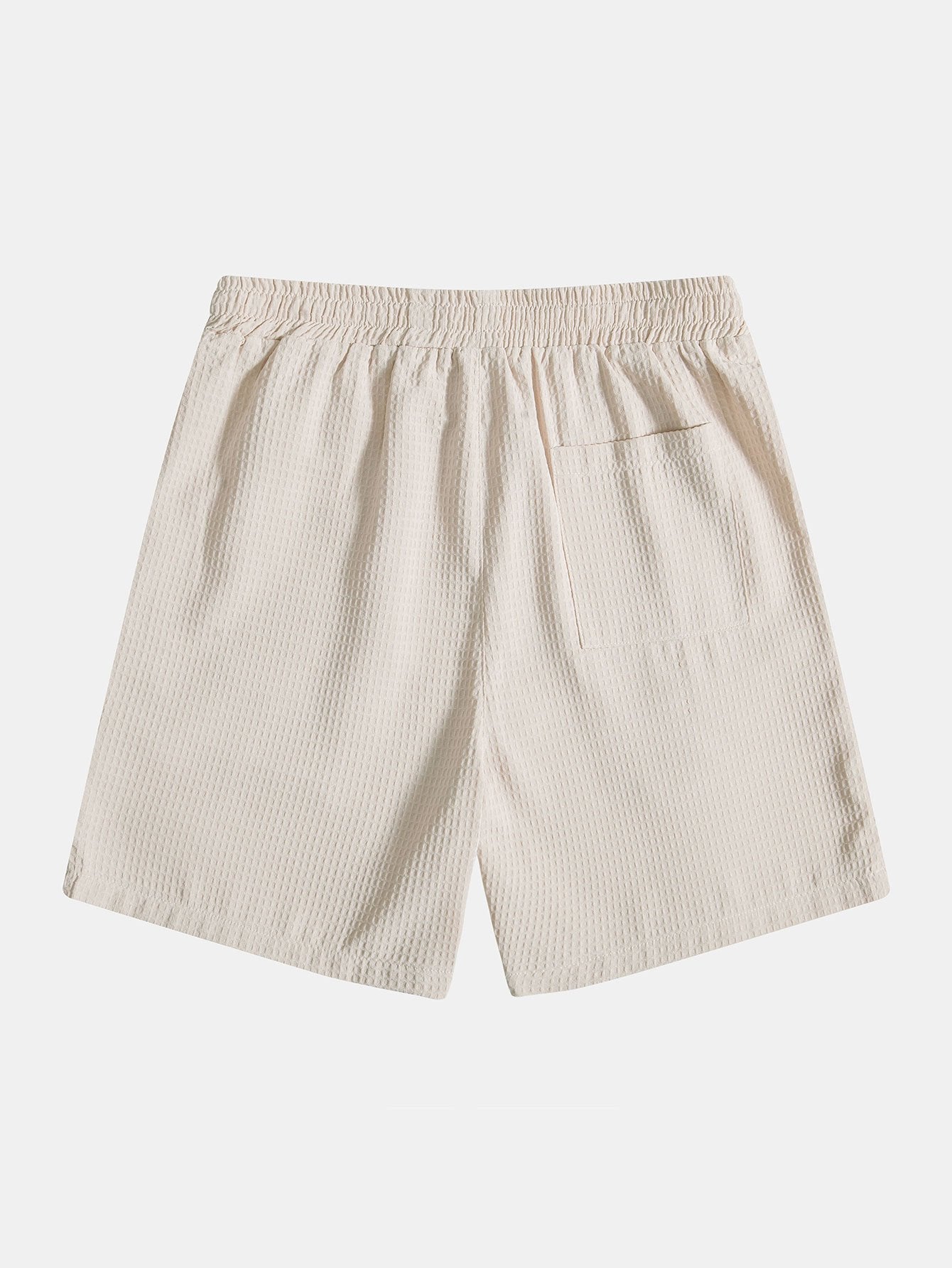 Derada | Wafelstructuur Drawstring Shorts - Derada Fashion