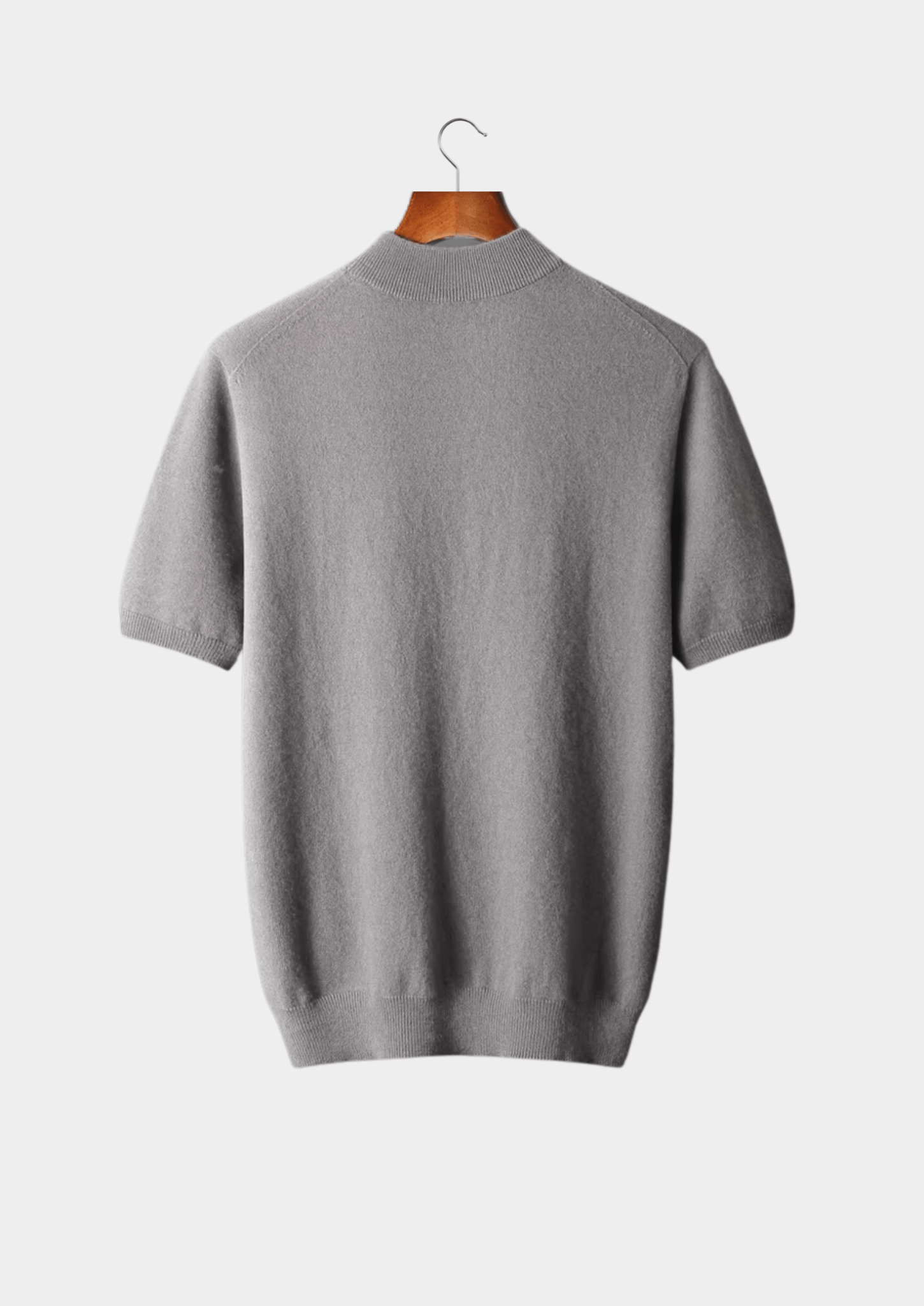 PREMIUM CASHMERE MOCK NECK T - SHIRT - Derada