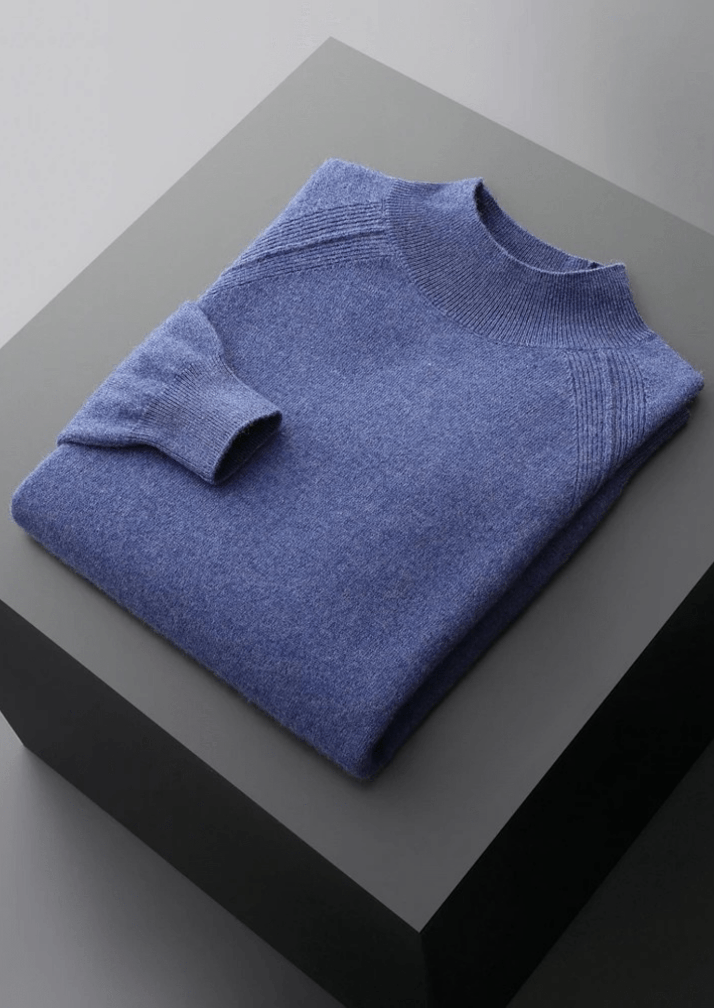 PURE EXTRA - FINE MERINO WOOL RAGLAN MOCKNECK - Derada