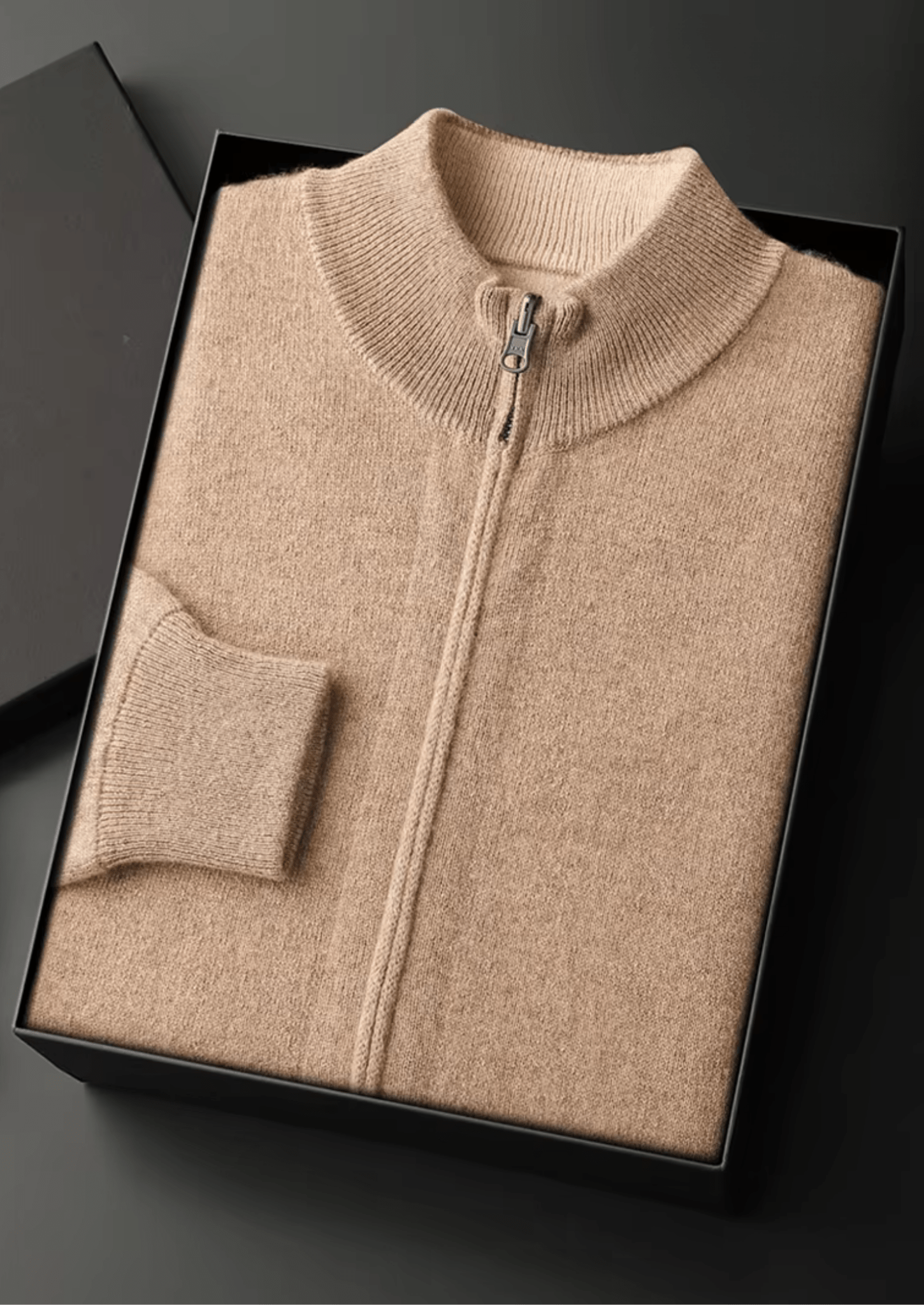 PURE EXTRA - FINE MERINO WOOL ZIP CARDIGAN - Derada