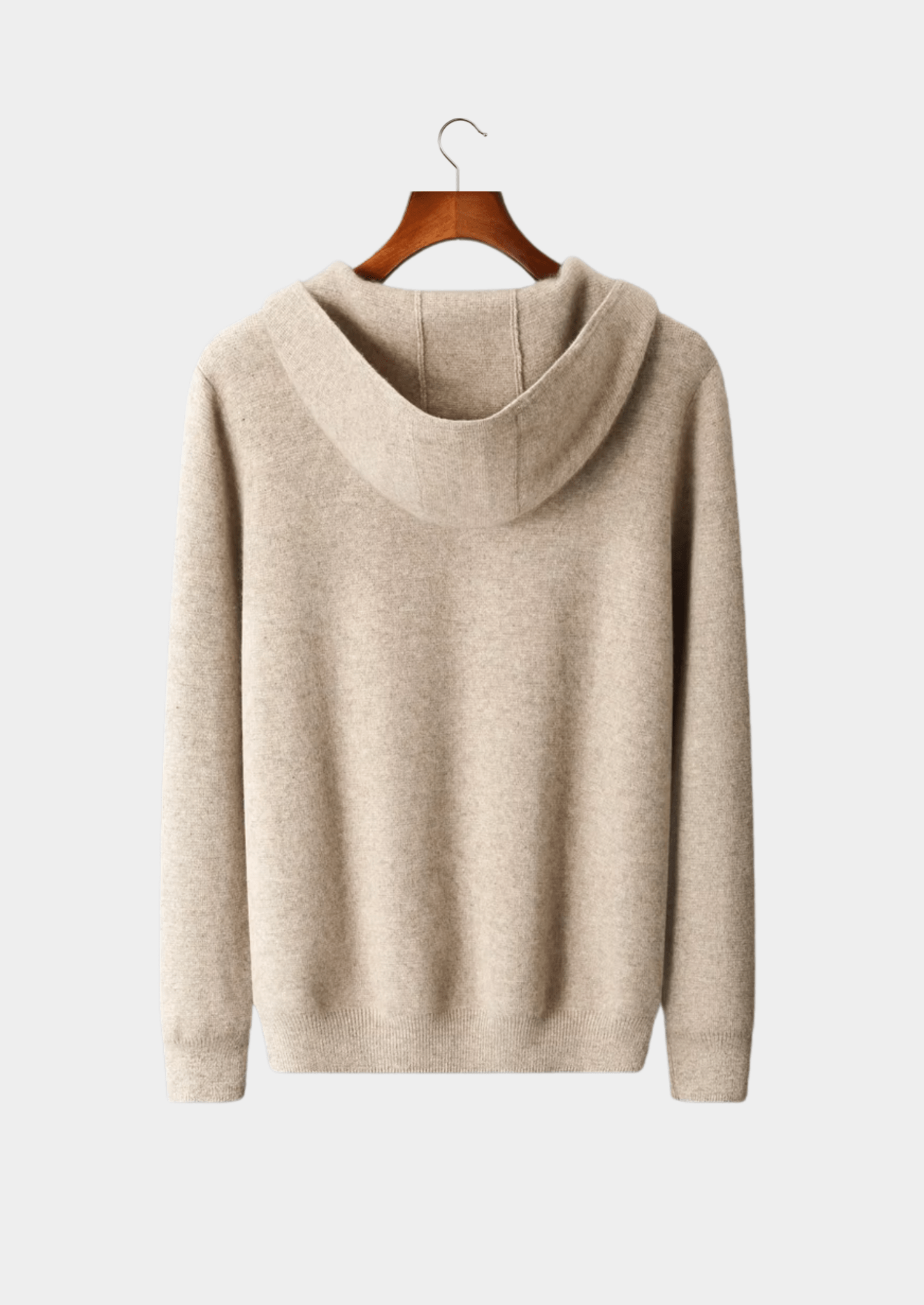 PURE EXTRA - FINE MERINO WOOL ZIPPER HOODIE - Derada